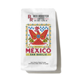 The Pull & Pour Shop Red Rooster Coffee Mexico San Basilio Nayarit light roast coffee bag with colorful folk art