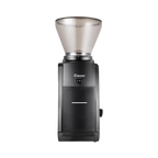 The Pull & Pour Shop Baratza Encore black coffee grinder with a clear hopper and front-mounted control panel