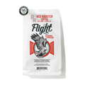 The Pull & Pour Shop Red Rooster Coffee Flight seasonal espresso bag with eagle graphic and 95 point review seal.