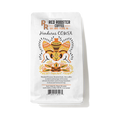 The Pull & Pour Shop Honduras COMSA Marcala dark roast coffee bag with orange and yellow folk art insect illustration