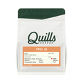 The Pull & Pour Shop Kenya Embu AA light roast coffee bag with white packaging and green top trim.