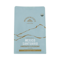 The Pull & Pour Shop Wonderstate Coffee Organic Mexico Santuario light blue coffee bag with gold mountain graphic