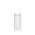 The Pull & Pour Shop MiiR 360 Traveler insulated tumbler in feather gray with a leakproof 360-degree lid.