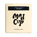 The Pull & Pour Shop Modcup Coffee The Shadow dark roast whole bean coffee in a gold square box.