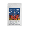 The Pull & Pour Shop Honduras and Brazil Rise from the Ashes dark roast coffee bag with phoenix illustration